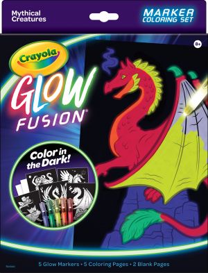 MCA Store - Glow Fusion Marker Coloring Set