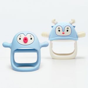 Smily Mia Penguin & Reindeer Silicone Teether Toys
