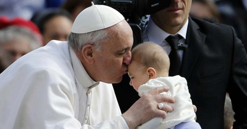 pope francis breastfeed