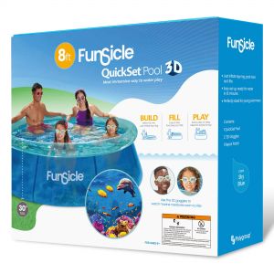 Funsicle 8 ft 3D Fun QuickSet Pool