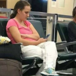 Mom Shamed in Viral Airport Photo Speaks Out (And She Did Nothing Wrong)