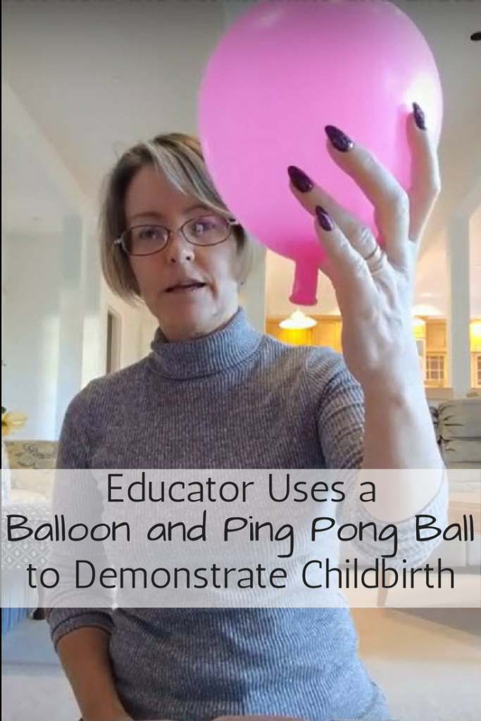balloon ping pong ball childbirth