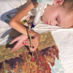 Little Girl with Muscular Dystrophy Wows the World with Her Paintings