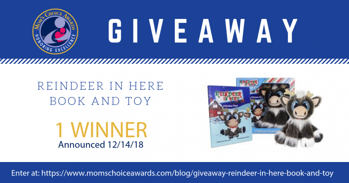 giveaway REINDEER IN HERE BOOK AND TOY