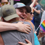 Dad Gives Out Free Dad Hugs to Those Who Need Them at Pittsburgh Pride Parade