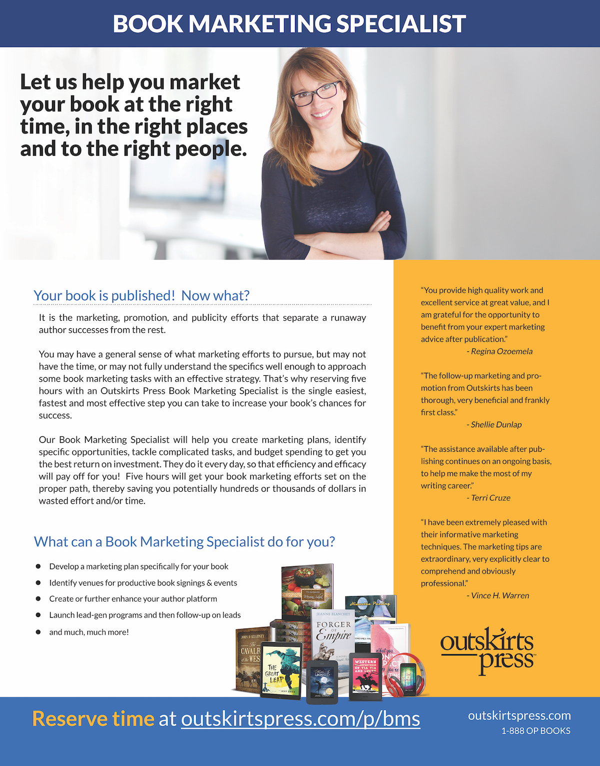 Outskirts Press Book Marketing Strategist Service