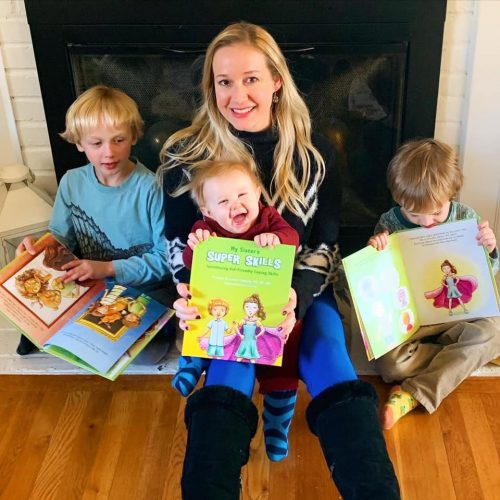 Lauren Mosback and her three children