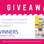 Giveaway: Did You Say Pasghetti? Dusty and Danny Tackle Dyslexia (signed)