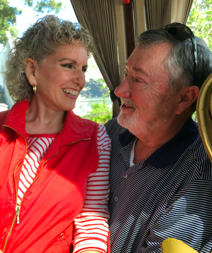 Joan with her husband of 46 years, John.