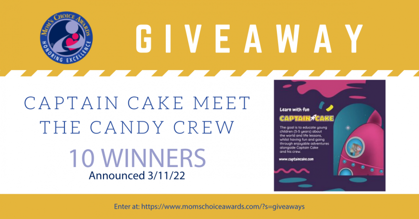 Giveaway: Captain Cake Meet the Candy Crew, parent approved award winner