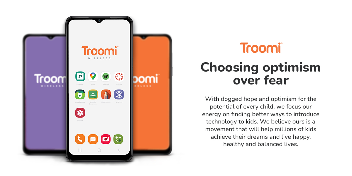 The MCA Award-winning Troomi Safe Smartphone for Kids!