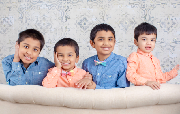 Nadia Khan's four sons!