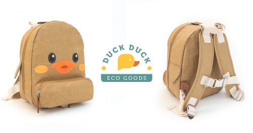 The Mom's Choice Award-winning product, the r Duck Duck Backpack!
