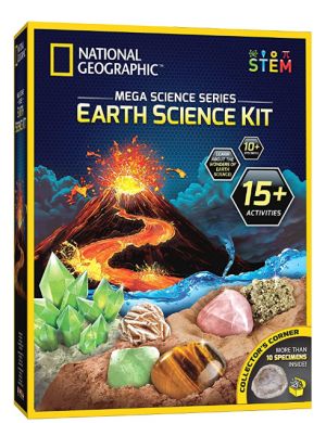 Award-Winning Children's book —The National Geographic Mega Science Series Earth Science Kit