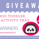 Giveaway: Lulyboo Toddler Travel Activity Tray