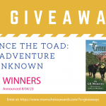 Giveaway: Terrance The Toad