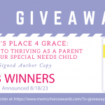 Giveaway: Mom’s Place 4 Grace – Signed Author Copy