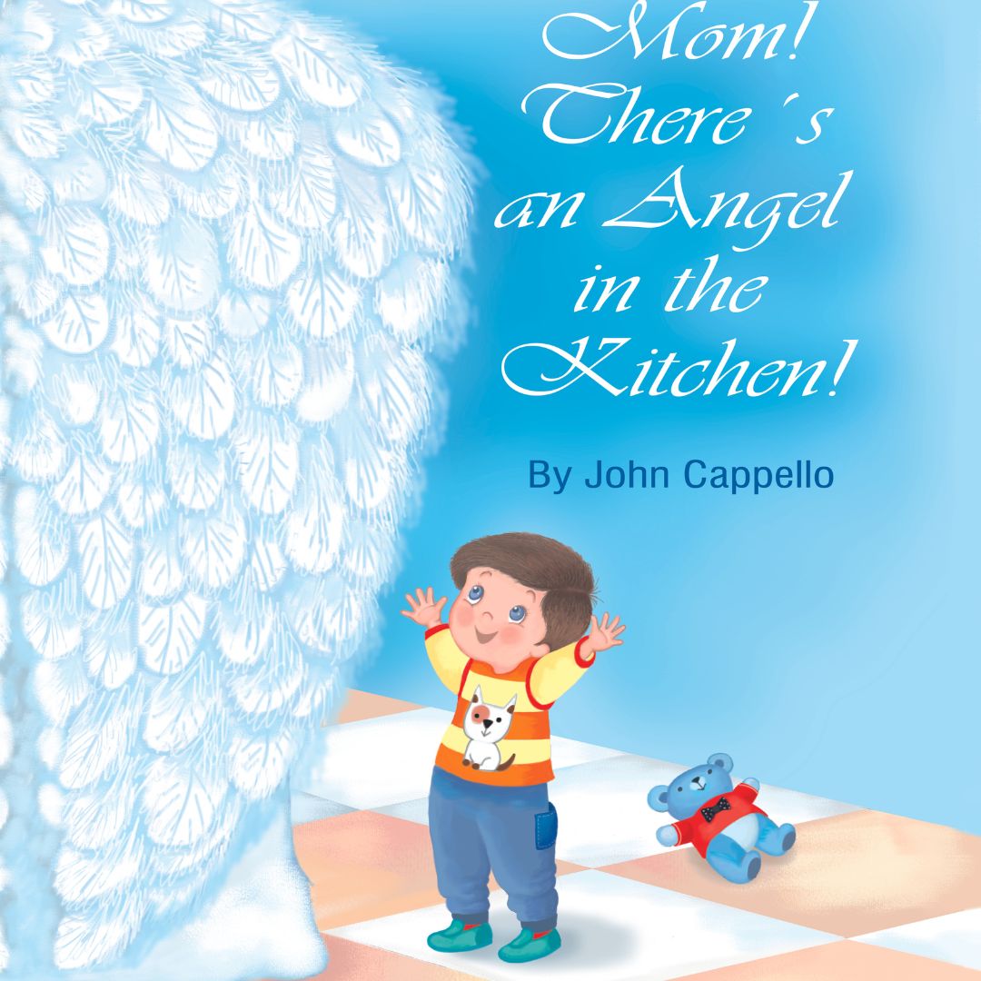 The award-winning children's picture book "Mom! There's an Angel in the Kitchen!"