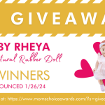 Giveaway: Baby Rheya 100% Natural Rubber Doll